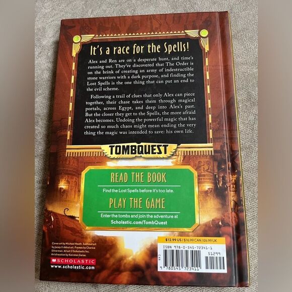 HARDCOVER Tombquest Book 4 The Stone Warriors - Picture 2 of 7